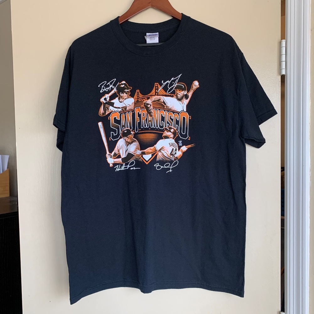 San Francisco Giants Baseball Graphic T- shirt Men's Sz.L